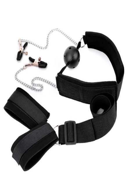 qualitysm alternative bondage and discipline nipple clamp handcuffs backhand neck ball gag couple toys factory9075981, Red;black
qualitysm alternative bondage and discipline nipple clamp handcuffs backhand neck ball gag couple toys factory9075981, Red;black