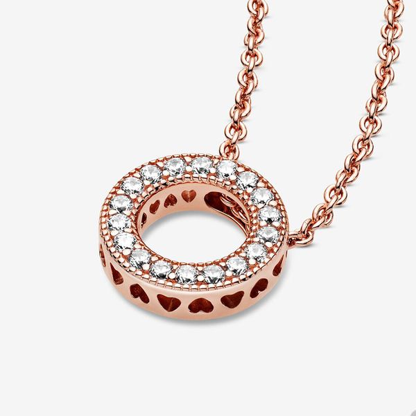 18k rose gold pave circle collier necklace for pandora chain necklaces designer jewelry for women crystal diamond heart wedding necklace wit, Silver
18k rose gold pave circle collier necklace for pandora chain necklaces designer jewelry for women crystal diamond heart wedding necklace wit, Silver