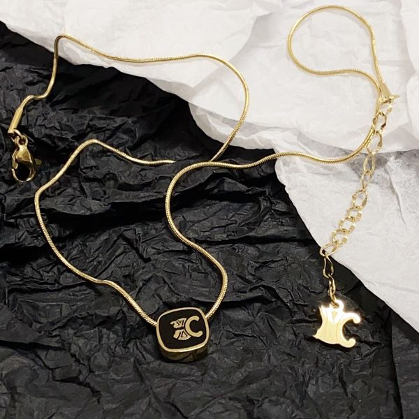 2023 luxury pattern designer jewelry necklace fashion celinity gold necklace for femininity exquisite famous ladies wedding party ac3i, Silver
2023 luxury pattern designer jewelry necklace fashion celinity gold necklace for femininity exquisite famous ladies wedding party ac3i, Silver