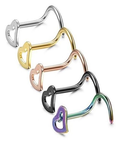 stainless steel love heart multicolor nose rings nose hooks body piercing faux nose piercing body jewelry whole1675087, Silver
stainless steel love heart multicolor nose rings nose hooks body piercing faux nose piercing body jewelry whole1675087, Silver