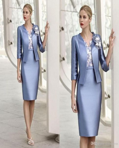 elegant appliqued mother of the bride dresses with jacket v neck knee length custom made wedding guest dress formal party gowns9932712, Black;red
elegant appliqued mother of the bride dresses with jacket v neck knee length custom made wedding guest dress formal party gowns9932712, Black;red