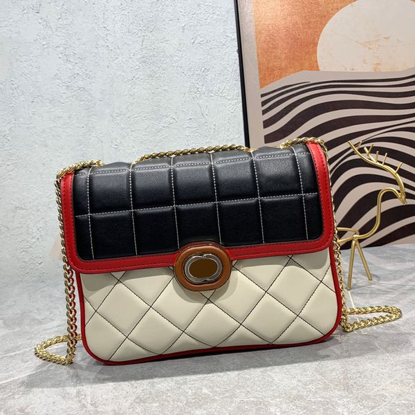 cowhide crossbody bag fashion chain shoulder bags quilting thread women square flap shoulder bags metal hardware letters hasp clutch purse w
cowhide crossbody bag fashion chain shoulder bags quilting thread women square flap shoulder bags metal hardware letters hasp clutch purse w