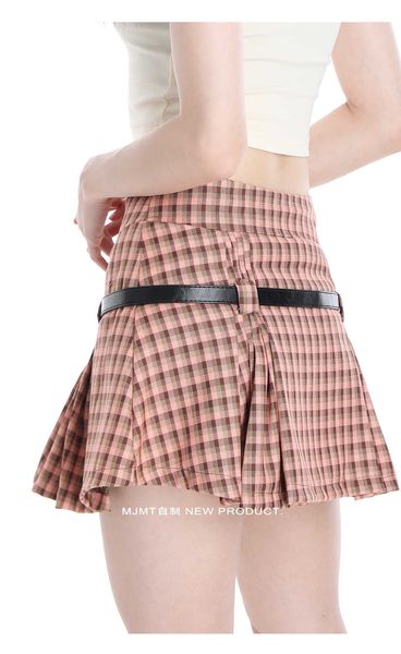 spicy girls wear checkered pleated short skirt for women's summer new slim length skirt y2k millennium skirt, Black
spicy girls wear checkered pleated short skirt for women's summer new slim length skirt y2k millennium skirt, Black