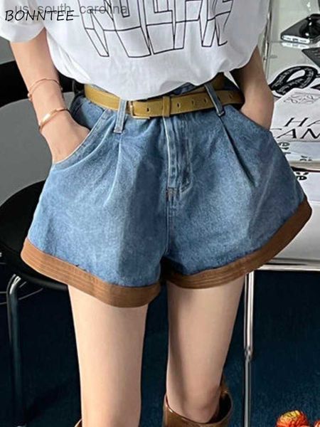 s-3xl denim shorts for women patchwork distressed vintage washed all-match fashion casual girls summer chic l230522, White;black
s-3xl denim shorts for women patchwork distressed vintage washed all-match fashion casual girls summer chic l230522, White;black