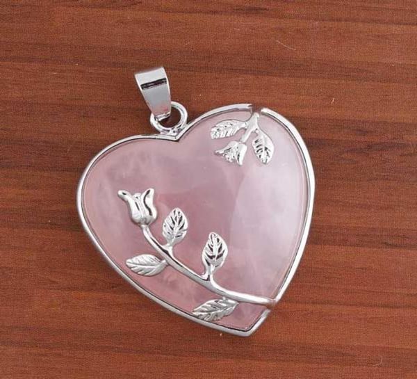 whole 10pcs charm silver plated natural rose quartz stone heart shape chakra stone pendant jewelry2117382
whole 10pcs charm silver plated natural rose quartz stone heart shape chakra stone pendant jewelry2117382