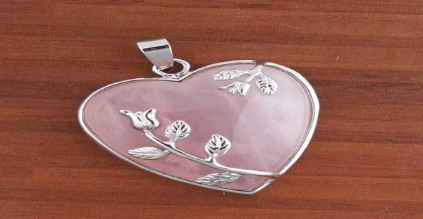 whole 10pcs charm silver plated natural rose quartz stone heart shape chakra stone pendant jewelry7768768
whole 10pcs charm silver plated natural rose quartz stone heart shape chakra stone pendant jewelry7768768