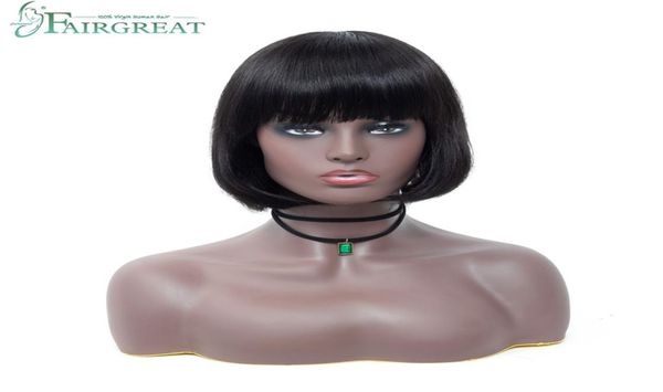 fairgreat hair wigs 150 density short straight human hair bob wigs pre plucked bleached knots brazilian non remy hair 10 inch wig4581222, Black;brown
fairgreat hair wigs 150 density short straight human hair bob wigs pre plucked bleached knots brazilian non remy hair 10 inch wig4581222, Black;brown