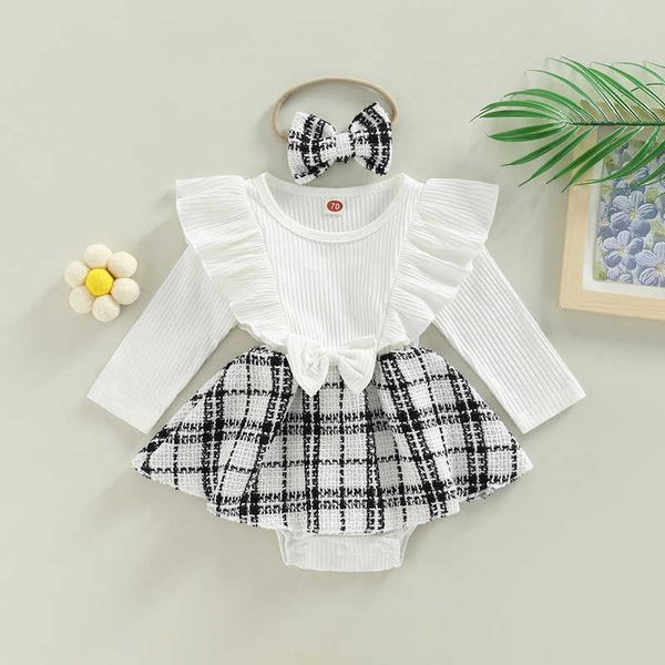 jumpsuits baby girl princess casual ruffle long sleeve flat bottom triangle bodysuit and headband newborn clothing g220606, Blue
jumpsuits baby girl princess casual ruffle long sleeve flat bottom triangle bodysuit and headband newborn clothing g220606, Blue