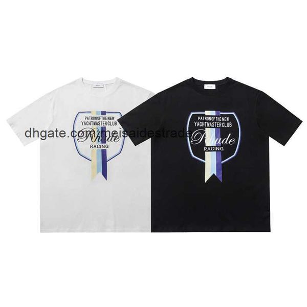 designer t shirt high street rhudes simple letter printing couple loose round neck short sleeve t-shirt for men and women, White;black
designer t shirt high street rhudes simple letter printing couple loose round neck short sleeve t-shirt for men and women, White;black