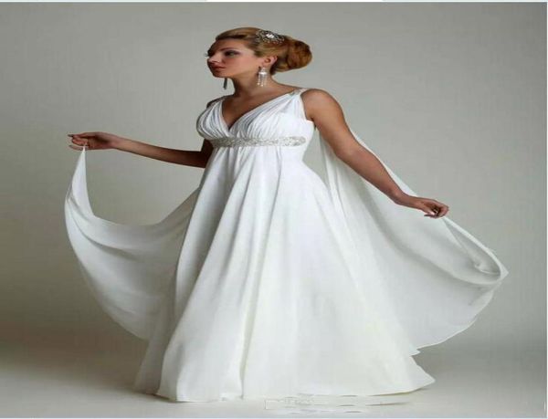 2019 simple plus size vestido de noiva greek wedding dresses chiffon grecian beach maternity wedding gowns empire bridal dress5781300, White
2019 simple plus size vestido de noiva greek wedding dresses chiffon grecian beach maternity wedding gowns empire bridal dress5781300, White