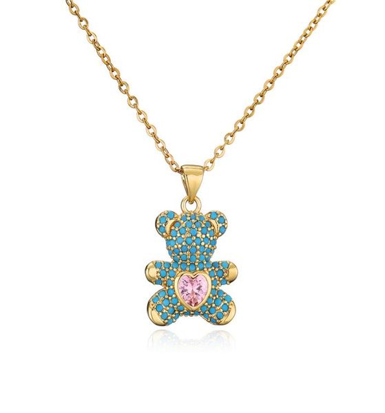 cz colorful zircon pave setting love bears pendant necklace with gold chain cute woman jewelry4758715, Silver
cz colorful zircon pave setting love bears pendant necklace with gold chain cute woman jewelry4758715, Silver