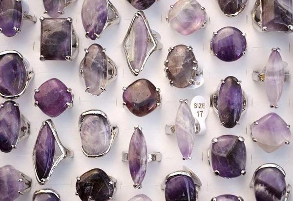 oversize mixed styles lots natural amethyst stones silver tone band rings fashion jewelry r02441415223, Golden;silver
oversize mixed styles lots natural amethyst stones silver tone band rings fashion jewelry r02441415223, Golden;silver
