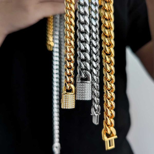 hip hop mens miami cuban necklace 14k 18k pvd plated iced box clasp cz stainless steel cuban link chain, Silver
hip hop mens miami cuban necklace 14k 18k pvd plated iced box clasp cz stainless steel cuban link chain, Silver