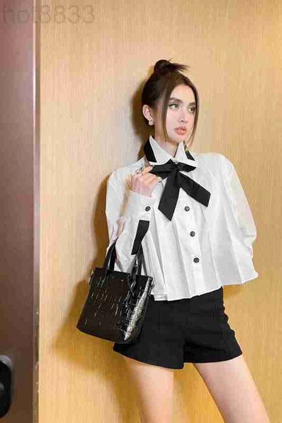 women's blouses & shirts designer french bow tie lapel palacestyle shirt spring dress ruffles loose reducing age 6tce, White
women's blouses & shirts designer french bow tie lapel palacestyle shirt spring dress ruffles loose reducing age 6tce, White