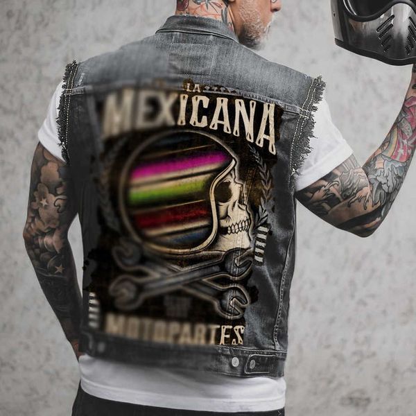 fall wholesale sxl plus size men's jackets chic printed sleeveless jean jackets high street denim vest s, Black;brown
fall wholesale sxl plus size men's jackets chic printed sleeveless jean jackets high street denim vest s, Black;brown