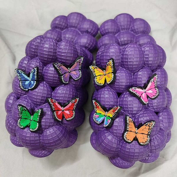 sandals bubble slides with charms for women fashion butterfly sandals house slippers platform massage shoes 230417, Black
sandals bubble slides with charms for women fashion butterfly sandals house slippers platform massage shoes 230417, Black