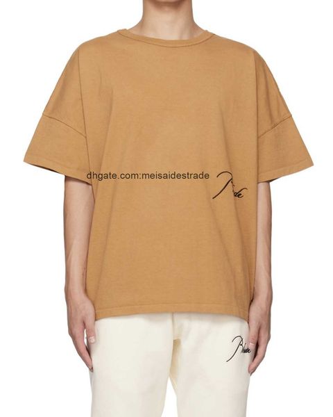 designer t shirt rhudes simple loose os round neck wash short sleeve 260 cotton t-shirt, White;black
designer t shirt rhudes simple loose os round neck wash short sleeve 260 cotton t-shirt, White;black