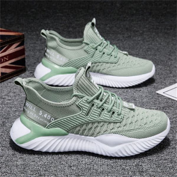 new mens trainers men running shoes white black green breathable classic knit jogging comfortable lace-up casual chaussures 40-44
new mens trainers men running shoes white black green breathable classic knit jogging comfortable lace-up casual chaussures 40-44