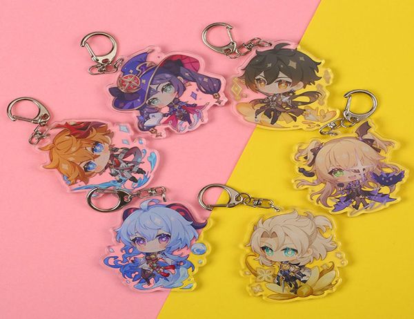 anime genshin impact cosplay hutao xiao ganyu keychain albedo zhongli cute cartoon character car pendant fans collection props7774144, Silver
anime genshin impact cosplay hutao xiao ganyu keychain albedo zhongli cute cartoon character car pendant fans collection props7774144, Silver
