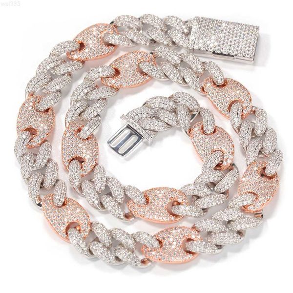 2023 new copper gold plated double color hip hop full diamond 3a zircon 16mm cuban link chain charm men necklaces, Silver
2023 new copper gold plated double color hip hop full diamond 3a zircon 16mm cuban link chain charm men necklaces, Silver