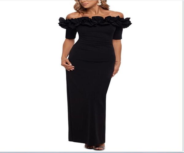 black spandex luxury evening dress 2021 women elegant bateau long party female sheath prom dresses5049934, Black;red
black spandex luxury evening dress 2021 women elegant bateau long party female sheath prom dresses5049934, Black;red