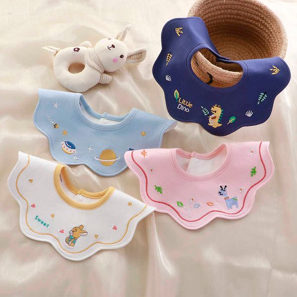 bibs burp cloths cotton waterproof fashion round neck baby fabric 360 degree floral bib g220605
bibs burp cloths cotton waterproof fashion round neck baby fabric 360 degree floral bib g220605