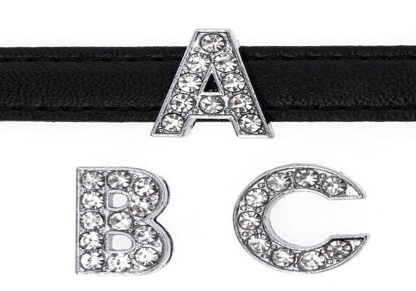 20pclot 10mm a t silver rhinestones bling slide letter diy charms fit for 10mm keychains leather wristband4775014, Bronze;silver
20pclot 10mm a t silver rhinestones bling slide letter diy charms fit for 10mm keychains leather wristband4775014, Bronze;silver