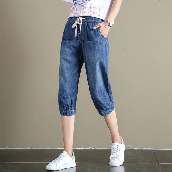 jeans high waist women capris jeans 2022 summer women's trousers female capri pants casual ripped hole harem jeans pantalon femme, Blue
jeans high waist women capris jeans 2022 summer women's trousers female capri pants casual ripped hole harem jeans pantalon femme, Blue