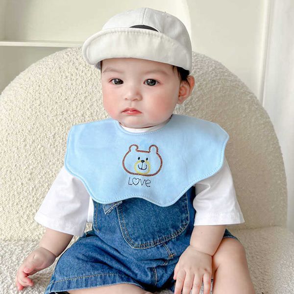 bibs burp cloths korean cotton cartoon cute fake collar children's clothing accessories solid color baby bib g220605
bibs burp cloths korean cotton cartoon cute fake collar children's clothing accessories solid color baby bib g220605