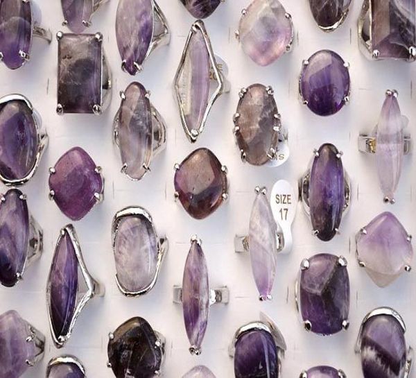 oversize mixed styles lots natural amethyst stones silver tone band rings fashion jewelry r02448909283, Golden;silver
oversize mixed styles lots natural amethyst stones silver tone band rings fashion jewelry r02448909283, Golden;silver