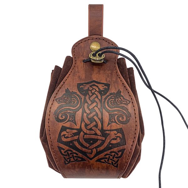 medieval vintage money pouch bag phoenix wolf totem waist belt costume props viking leather drawstring bag coin purse
medieval vintage money pouch bag phoenix wolf totem waist belt costume props viking leather drawstring bag coin purse
