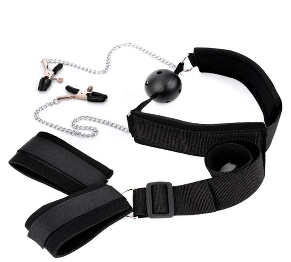 qualitysm alternative bondage and discipline nipple clamp handcuffs backhand neck ball gag couple toys factory2475447, Red;black
qualitysm alternative bondage and discipline nipple clamp handcuffs backhand neck ball gag couple toys factory2475447, Red;black