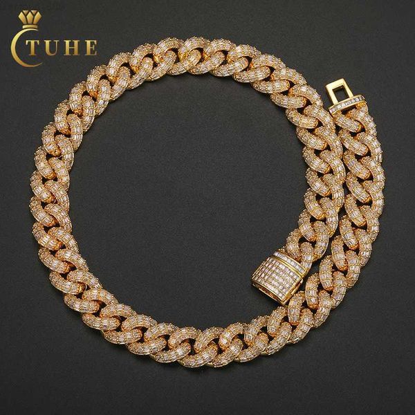 fashion iced out jewelry hip hop men women 15mm gold plated brass baguette cz zircon miami cuban link chain necklace, Silver
fashion iced out jewelry hip hop men women 15mm gold plated brass baguette cz zircon miami cuban link chain necklace, Silver