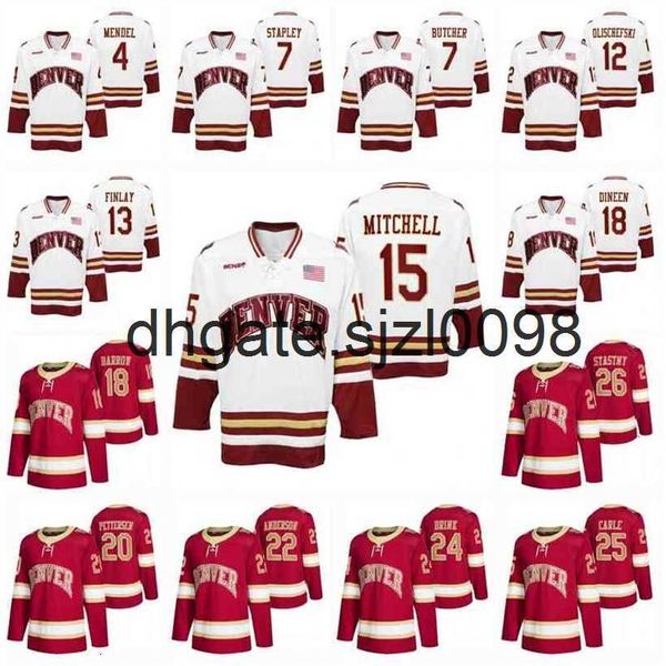 sjsj98 denver pioneers ncaa college hockey jersey griffin mendel brett stapley kohen olischefski liam finlay ian mitchell kevin dineen, Black
sjsj98 denver pioneers ncaa college hockey jersey griffin mendel brett stapley kohen olischefski liam finlay ian mitchell kevin dineen, Black
