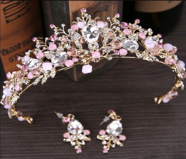 new baroque rhinestone queen wedding crown tiaras pink bridal crystal tiara and earring hair jewelry accessories 23292224743, White;golden
new baroque rhinestone queen wedding crown tiaras pink bridal crystal tiara and earring hair jewelry accessories 23292224743, White;golden