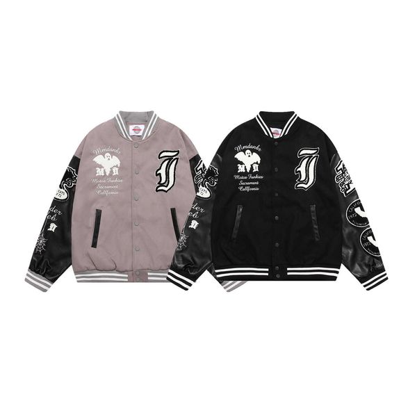 autumn/winter baseball suit american fashion brand jacket high street loose hip hop couple coat towel embroidery crowd kr4n, White;black
autumn/winter baseball suit american fashion brand jacket high street loose hip hop couple coat towel embroidery crowd kr4n, White;black