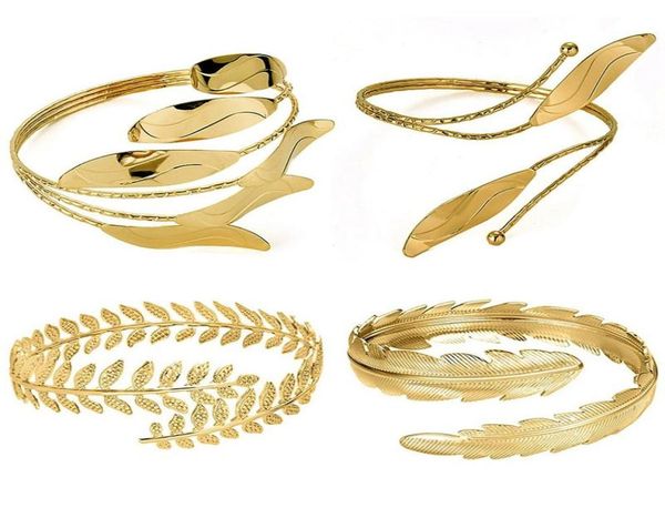 piecesset arm bracelet for women girls gold color mental open upper bangle simple adjustable armlet armband set9791109, Black
piecesset arm bracelet for women girls gold color mental open upper bangle simple adjustable armlet armband set9791109, Black