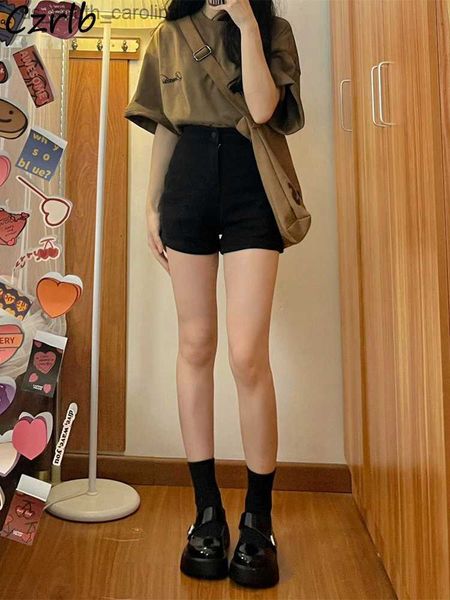 denim shorts for women summer s-4xl fit casual design solid fashion new style aesthetic all-match clothing teens ropa mujer chic l230522, White;black
denim shorts for women summer s-4xl fit casual design solid fashion new style aesthetic all-match clothing teens ropa mujer chic l230522, White;black
