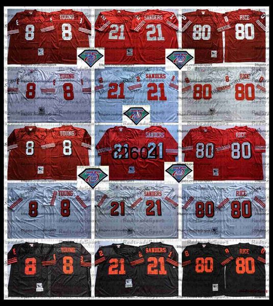 c2604 vintage mens 8 steve young 21 deion sanders 80 jerry rice football jerseys 1994 red 75th jersey embroidery shirts stitched black m-xxx
c2604 vintage mens 8 steve young 21 deion sanders 80 jerry rice football jerseys 1994 red 75th jersey embroidery shirts stitched black m-xxx