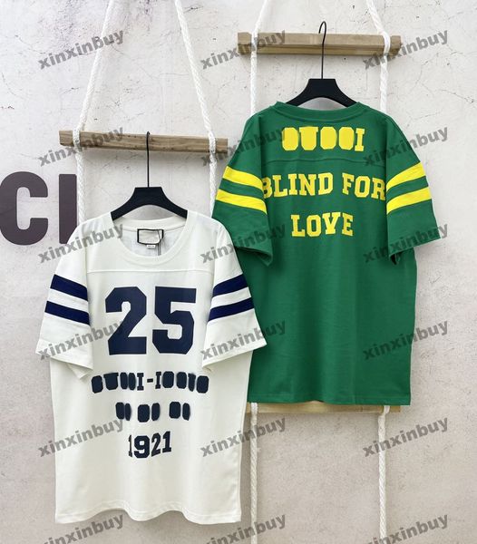 xinxinbuy men designer tee t shirt 23ss paris blind love letter print pattern short sleeve cotton women white green s-xl, Black;brown
xinxinbuy men designer tee t shirt 23ss paris blind love letter print pattern short sleeve cotton women white green s-xl, Black;brown