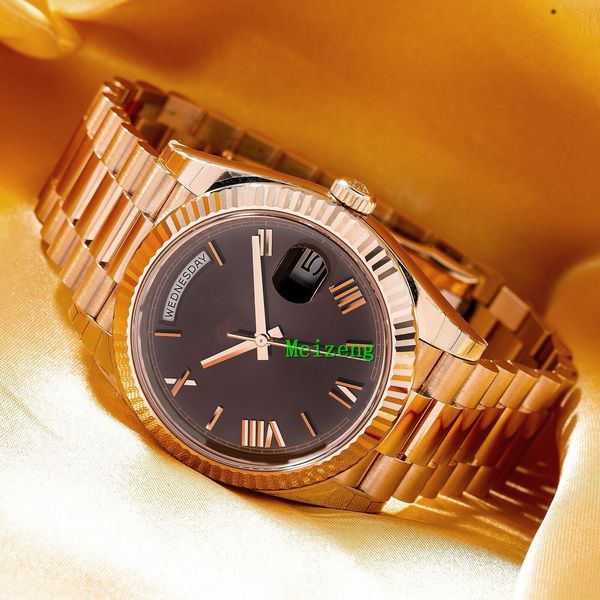 luxury wristwatch brand new men's automatic watches day date 40 president watch 228235 chocolate roman dial rose gold bracelet, Slivery;brown
luxury wristwatch brand new men's automatic watches day date 40 president watch 228235 chocolate roman dial rose gold bracelet, Slivery;brown