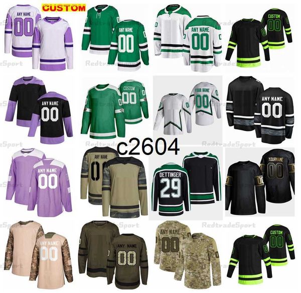 c2604 custom 2022 reverse retro jake oettinger hockey jerseys seguin benn heiskanen hintz camo fights cancer robertson pavelski johnston mar, Black
c2604 custom 2022 reverse retro jake oettinger hockey jerseys seguin benn heiskanen hintz camo fights cancer robertson pavelski johnston mar, Black