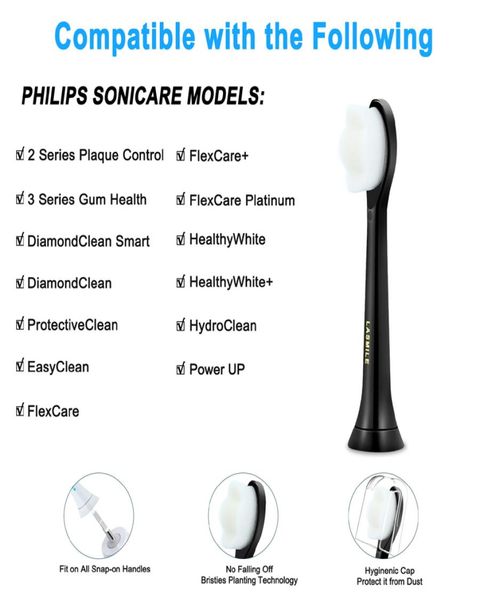 replacement toothbrush heads upgraded quality and compatible with all philips sonicare screwon electric toothbrushes 10 pack3714696
replacement toothbrush heads upgraded quality and compatible with all philips sonicare screwon electric toothbrushes 10 pack3714696