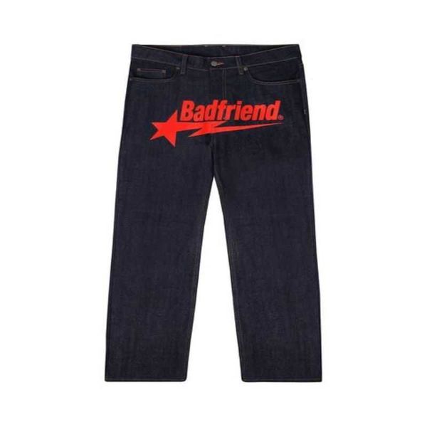 2023 designer mens jeans university y2k badfriend hip hop letter printed black pants men women fashion casual rock wide foot baggy trouser s, Blue
2023 designer mens jeans university y2k badfriend hip hop letter printed black pants men women fashion casual rock wide foot baggy trouser s, Blue