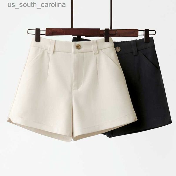 office lady solid high waist suit shorts for women korean fashion wide leg white shorts elegant basic simple women's shorts l230522, White;black
office lady solid high waist suit shorts for women korean fashion wide leg white shorts elegant basic simple women's shorts l230522, White;black