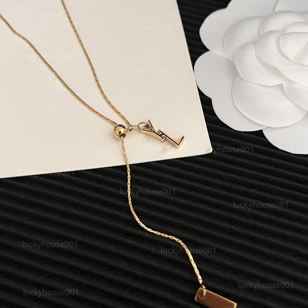 luxury designer letter pendant necklace 18k gold plated necklace womens wedding accessories fashion pearl long sweater chain party gift, Silver
luxury designer letter pendant necklace 18k gold plated necklace womens wedding accessories fashion pearl long sweater chain party gift, Silver