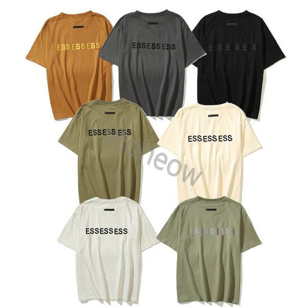 fashion mens designer essen t shirt womens letter print short sleeve round neck cotton fears tees ofgod, White;black
fashion mens designer essen t shirt womens letter print short sleeve round neck cotton fears tees ofgod, White;black