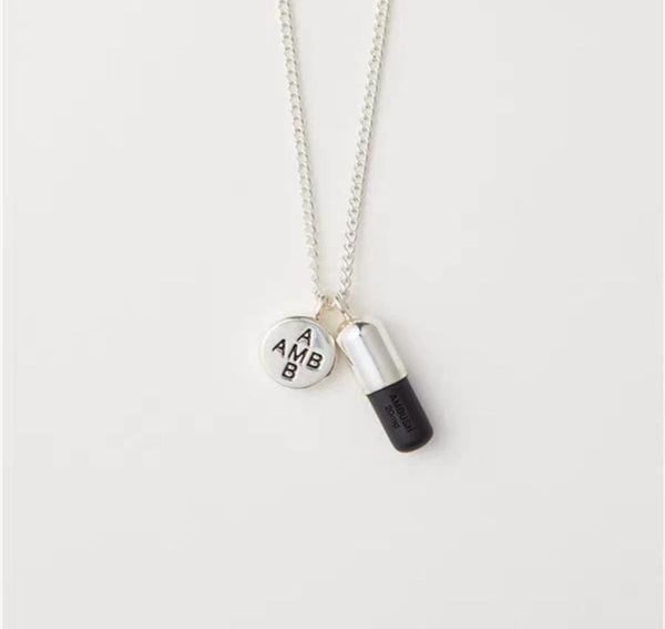 ambush pill charm necklace 2 colors women men fashion jewelry necklace hiphop ambush necklace 2012186036080, Black
ambush pill charm necklace 2 colors women men fashion jewelry necklace hiphop ambush necklace 2012186036080, Black