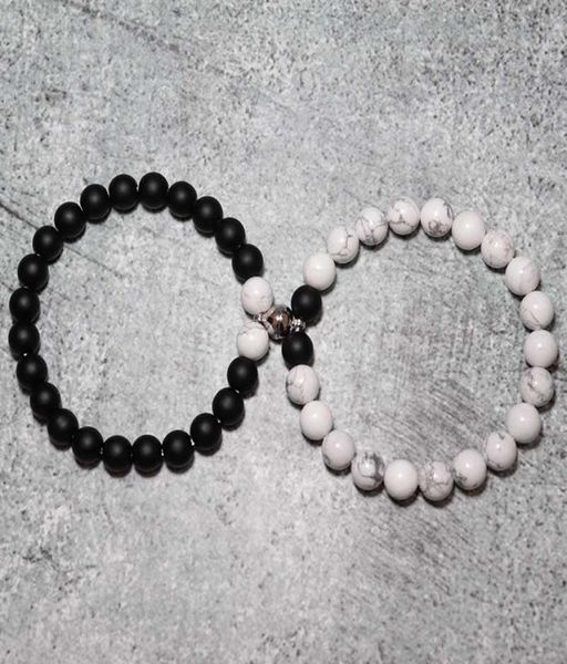 2pcsset paired couple bracelet for lovers creative magnet clasp matching braslet natural stone brazalete braclet3196455, Golden;silver
2pcsset paired couple bracelet for lovers creative magnet clasp matching braslet natural stone brazalete braclet3196455, Golden;silver