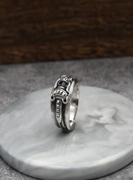 925 sterling silver band rings sword design american european antique vintage punk hiphop luxury jewelry accessories1662681
925 sterling silver band rings sword design american european antique vintage punk hiphop luxury jewelry accessories1662681